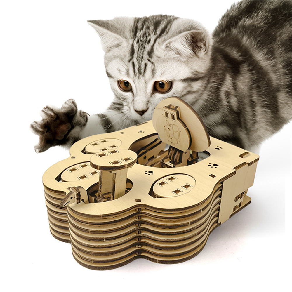 GK-Wood Interactive Pet toy 3D Puzzle